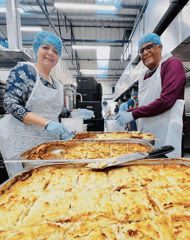 Community college students who will benefit from World Food Movement's projected feeding programs