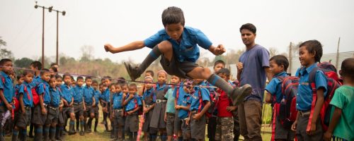 Students benefiting from World Food Movement school lunch programs
